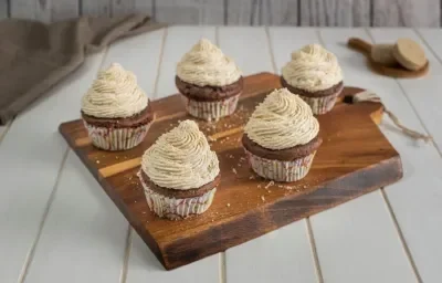 Cupcakes de Chocolate con Mazapán