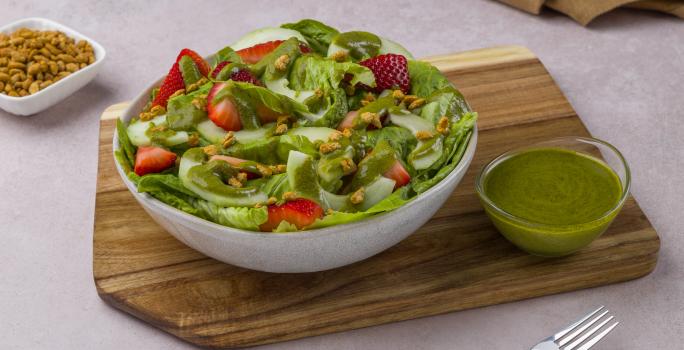 Ensalada Verde con Fresas