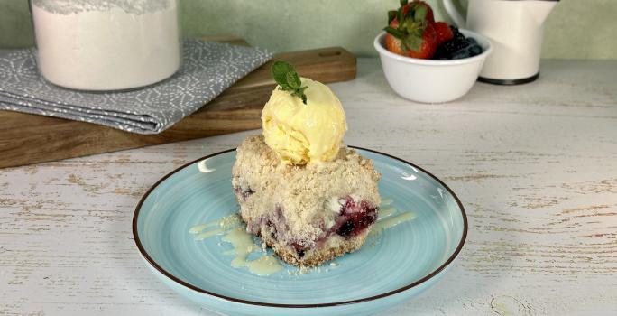 Crumble de Frutos Rojos