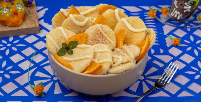 Mini Hot Cakes Pan de Muerto