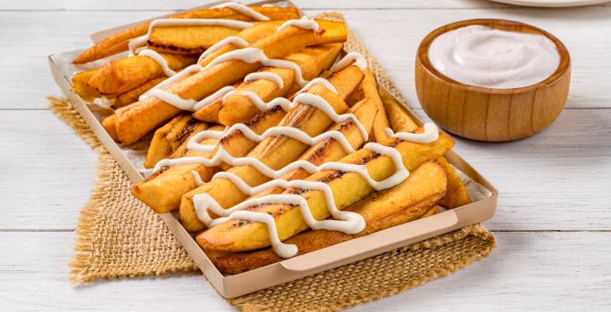 Plátanos con Crema de Canela