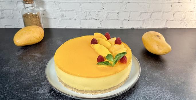 Cheesecake Cremoso de Mango