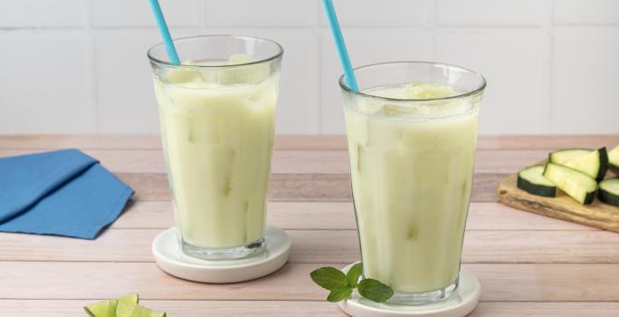 Limonada con Pepino y Menta