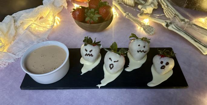 Fantasmas de Fresa con Chocolate