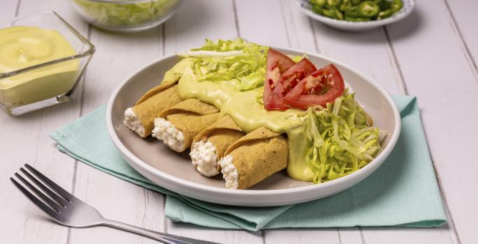 Tacos Dorados de Requesón