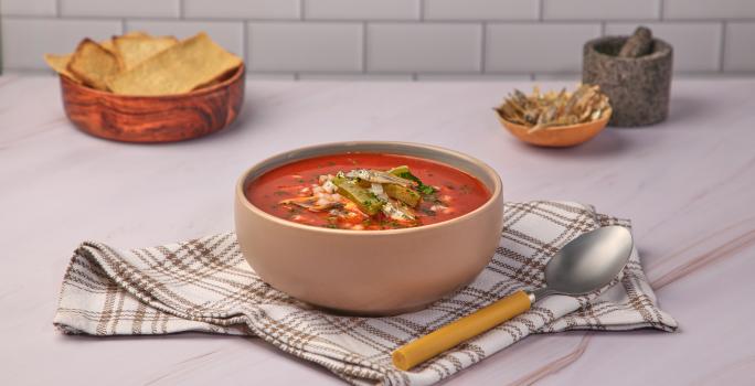 Caldo de Charales con Nopales