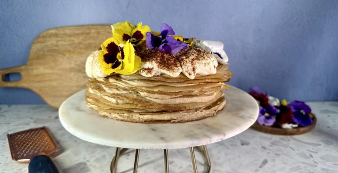 Pastel de Crepas Tiramisú