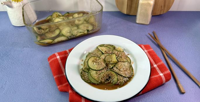 Ensalada Viral de Pepino