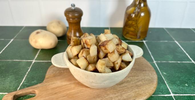 Cubos de Papa Horneados