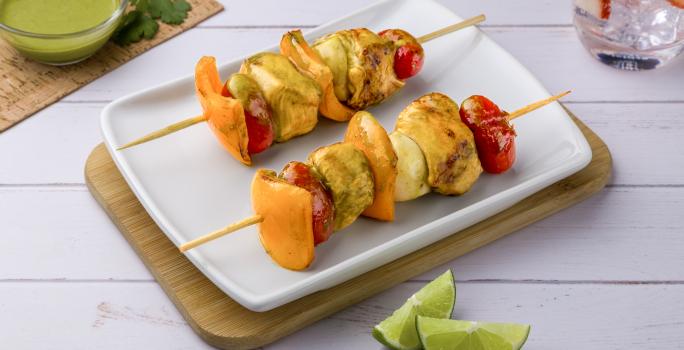 Brochetas al Cilantro