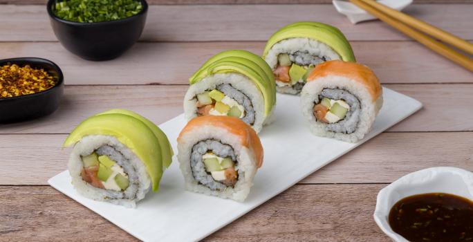 Sushi de Salmón Ahumado