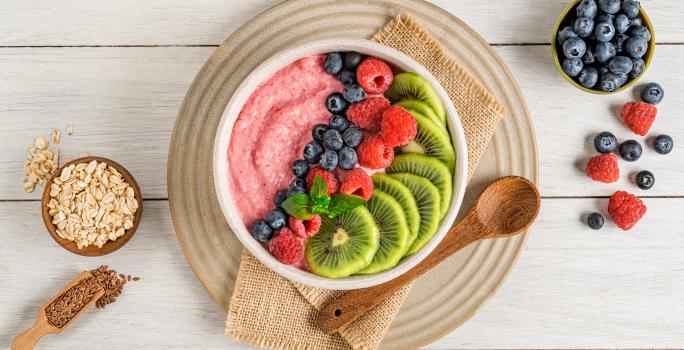 Smoothie Bowl de Frambuesas