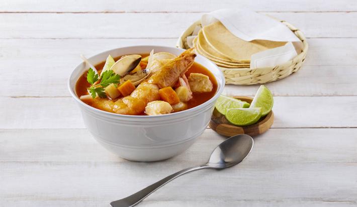 Caldo de mariscos