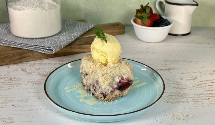 Crumble de Frutos Rojos