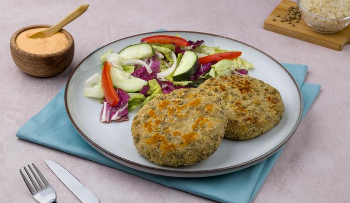 Hamburguesa de Lenteja y Quinoa