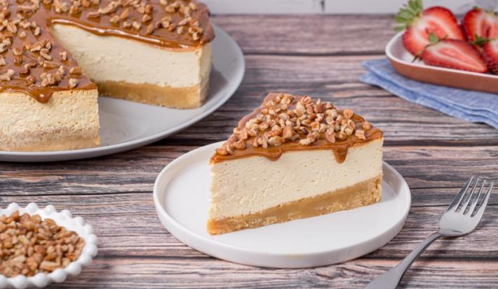 Cheesecake con Dulce de Leche y Nuez