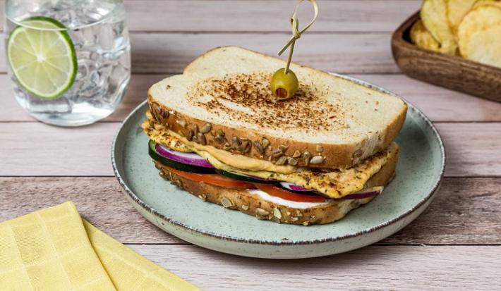 Sandwich con Hummus