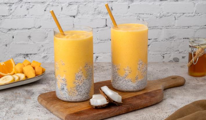 Smoothie Tropical con Chía