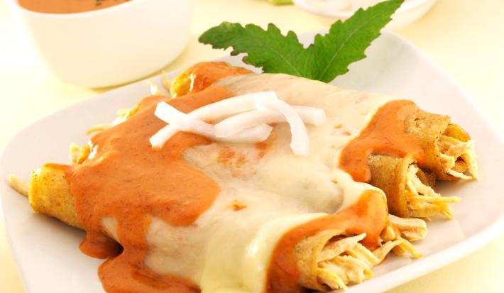 Enchiladas cremosas