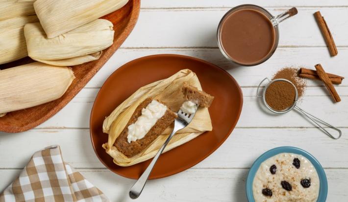 Tamales de Arroz con Leche