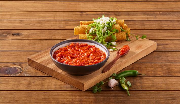 Salsa frita de tomate