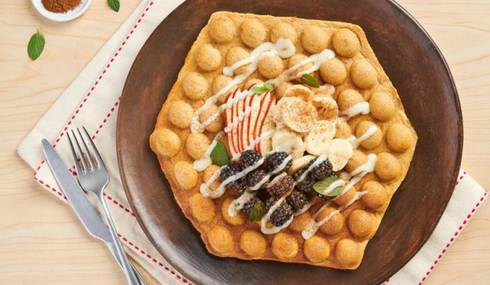 Bubble Waffles Capuchino