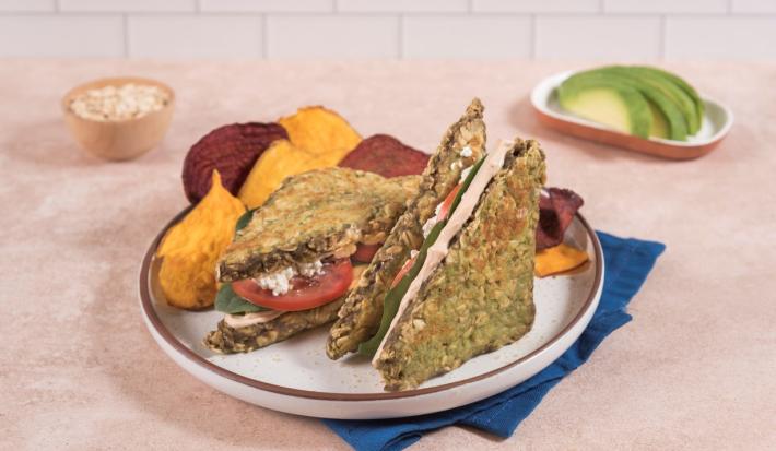 Sandwich de Pan de Avena y Aguacate