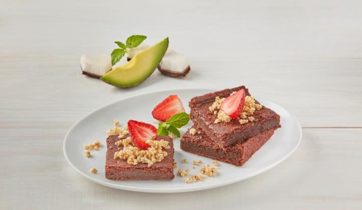 Brownies de aguacate