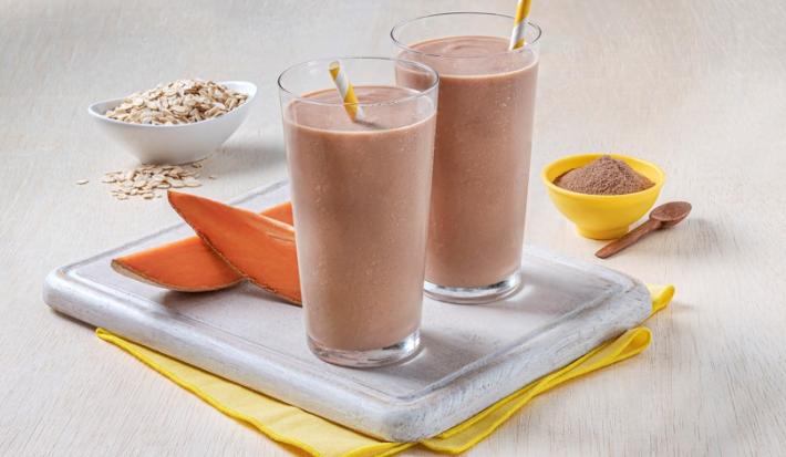 Licuado de Chocolate, Mamey y Almendras