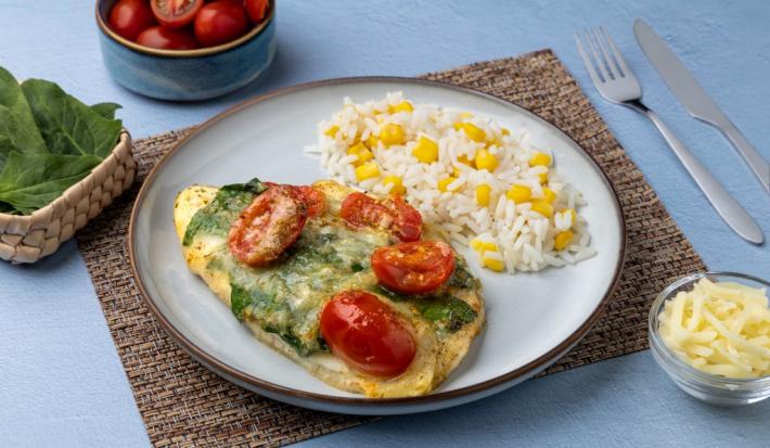 Pescado con Espinacas y Queso