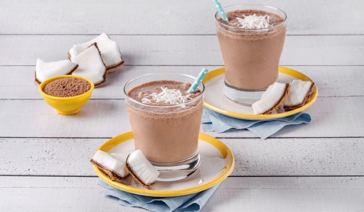 Licuado de Coco con Chocolate