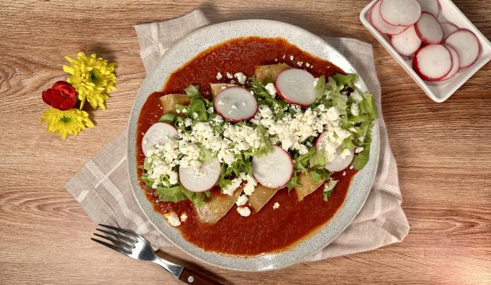 Enchiladas de Queso Fresco