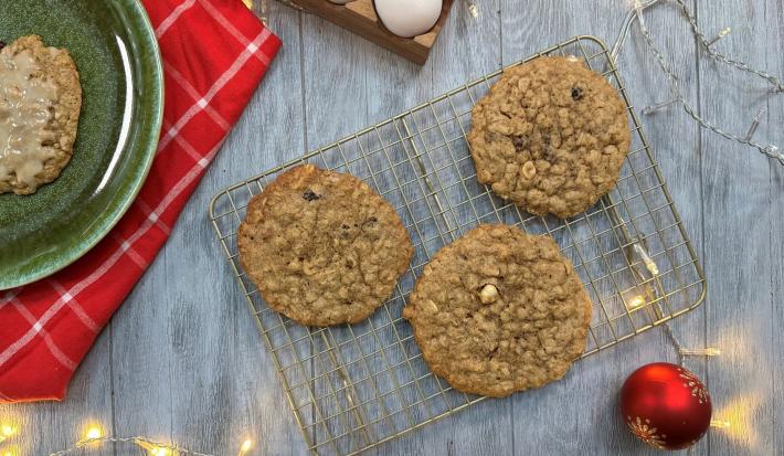 Galletas de Avena con Glaseado de Jengibre