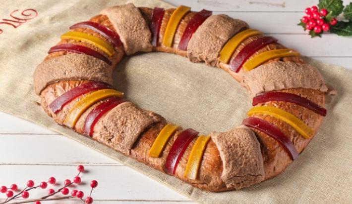 ROSCA de REYES con COCOA