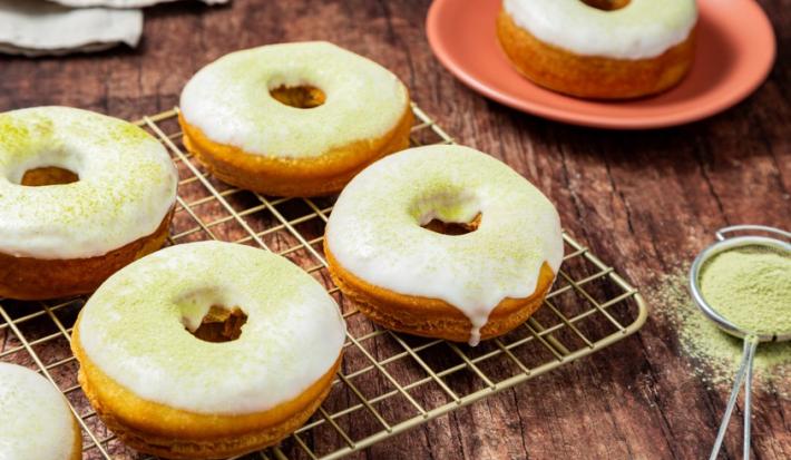 Donas de matcha