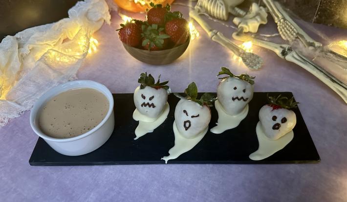 Fantasmas de Fresa con Chocolate