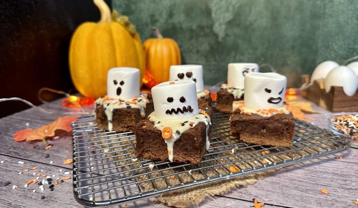 Fantasmas de Bombón con Brownies