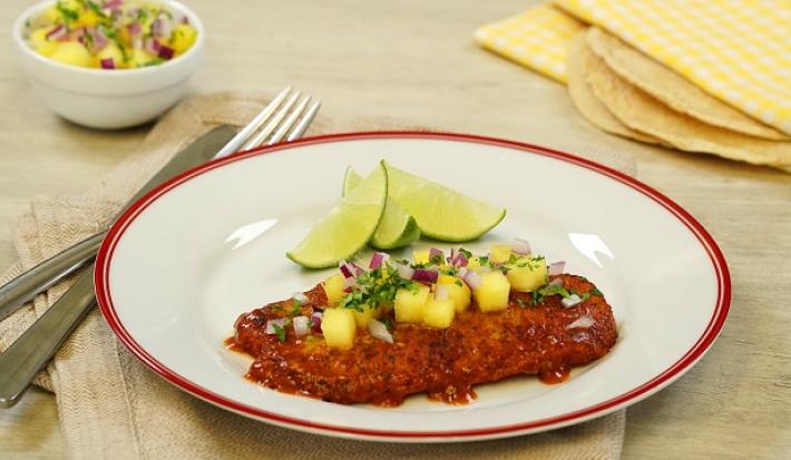 Pescado con achiote