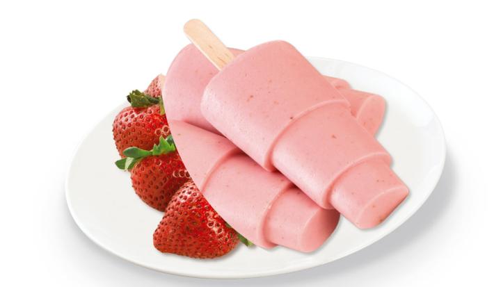 Paletas de fresa