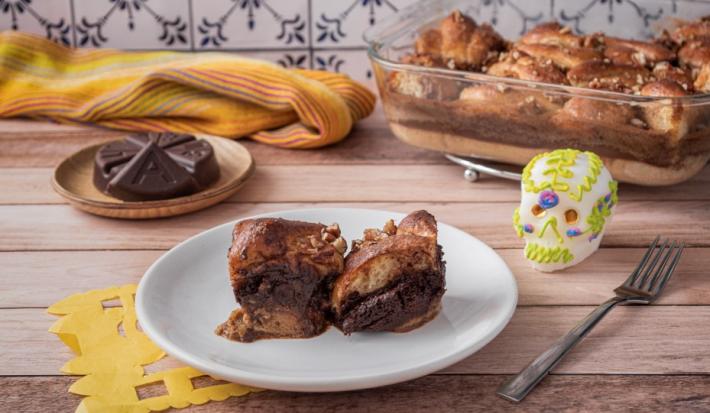 Capirotada de Pan de Muerto