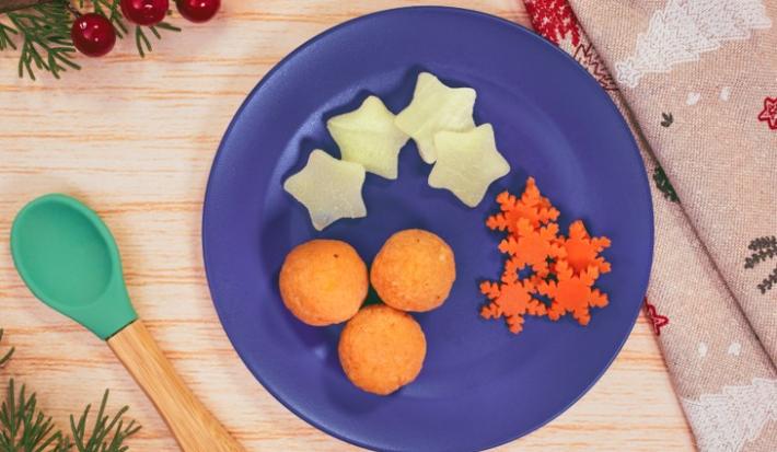 ALBÓNDIGAS de RES con VERDURAS preparadas con GERBER®