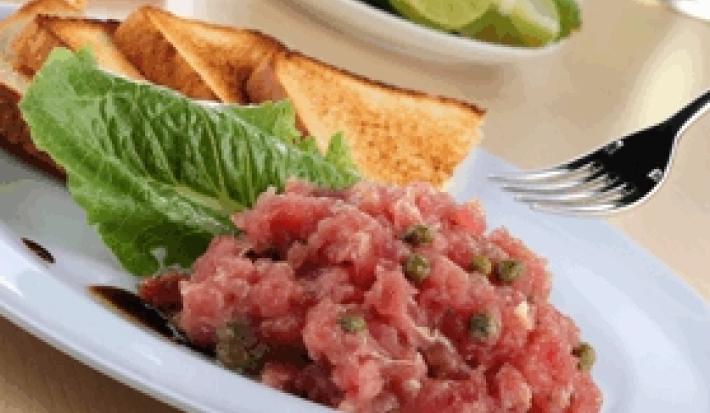 tartara de atún