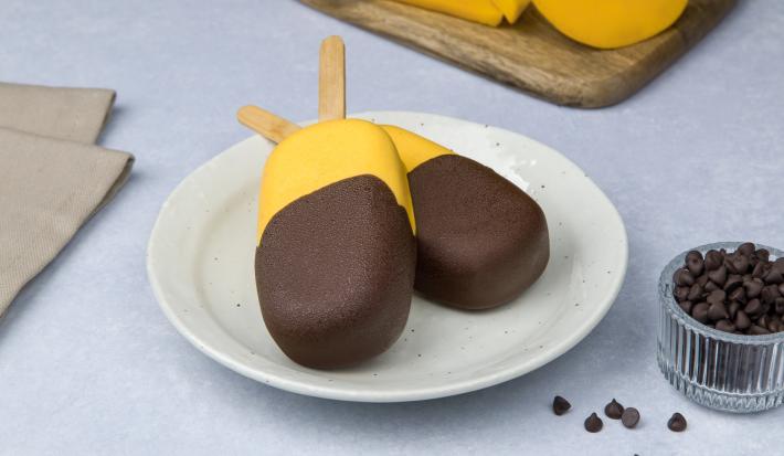 Paletas Cremosas de Mango