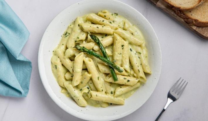 Pasta con Salsa de Espárragos