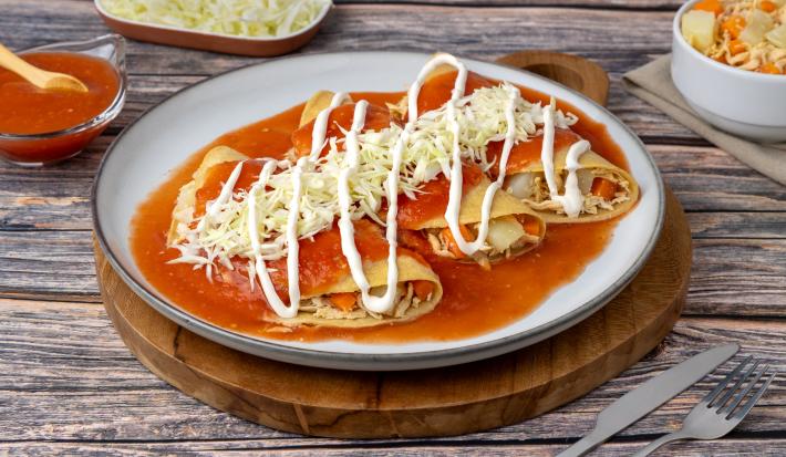 Enchiladas Rojas