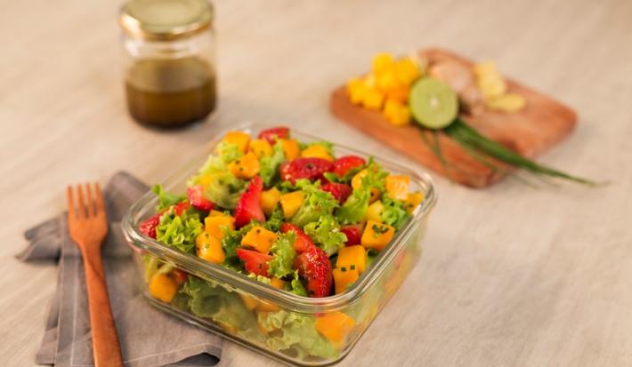 Ensalada de Mango y Fresa