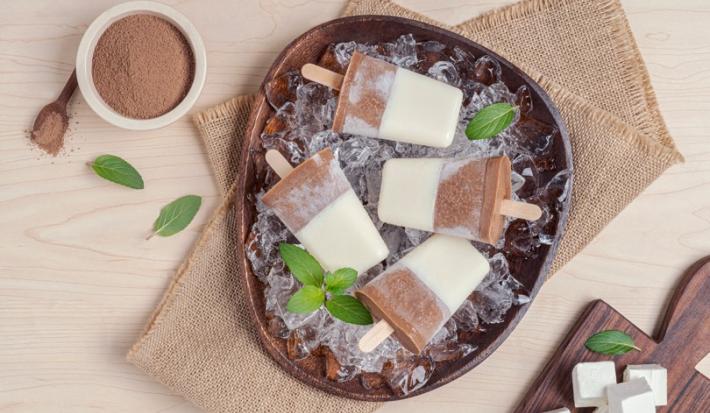 Paletas de Chocolate con Queso