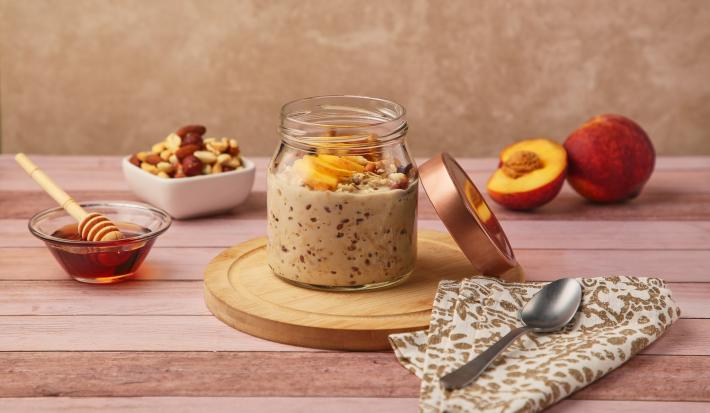 Bowl de Avena con Durazno