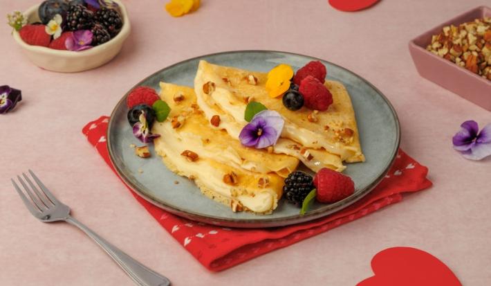 Crepas de Frutos Rojos