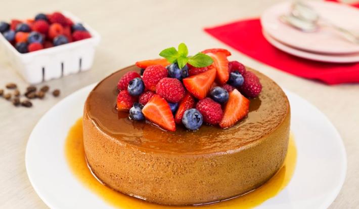 Flan de café